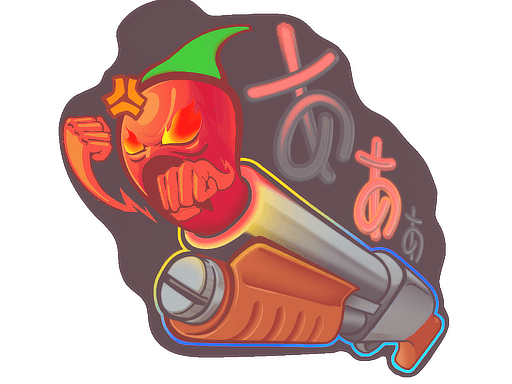 Sticker | Pepper Gauge (Lenticular)