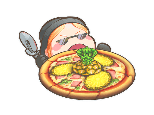 Sticker | Pineapple On Pizza (Lenticular)