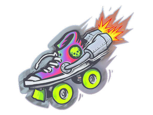 Sticker | Rocket Skates (Holo)