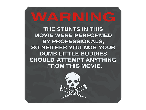 Sticker | WARNING